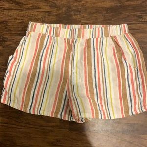 striped shorts